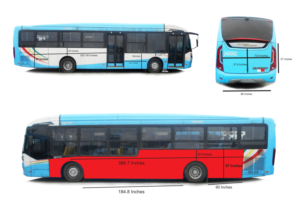 Long Bus BRT Ashok dimension anya