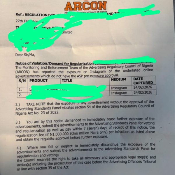 Arcon fine
